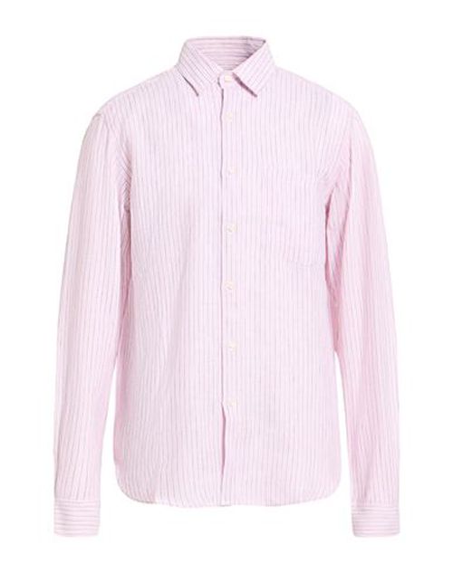 Man Shirt Pink Size 36 Linen