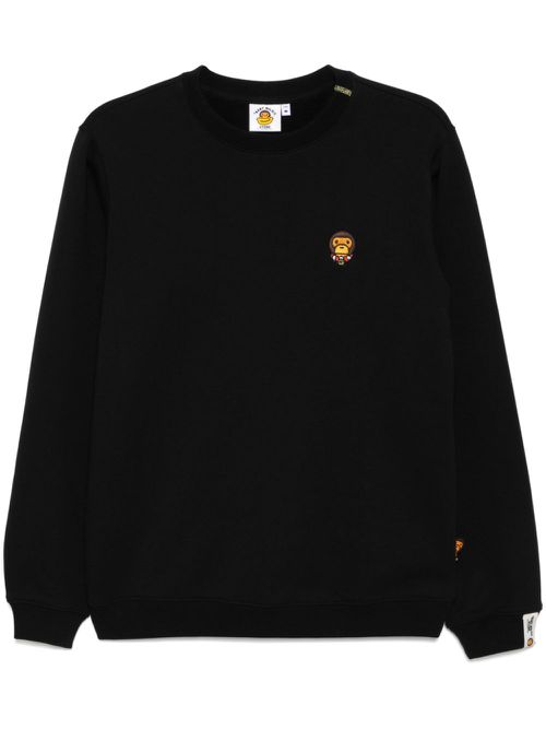 Crew-neck sweatshirt - Black