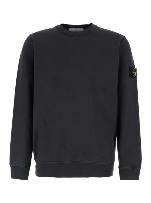 Crewneck Cotton Sweatshirt — Gray