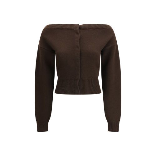 Cashmere Cardigan — Brown