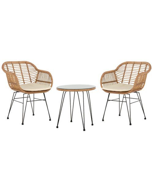 Alton Outdoor 3pc Lounge Set