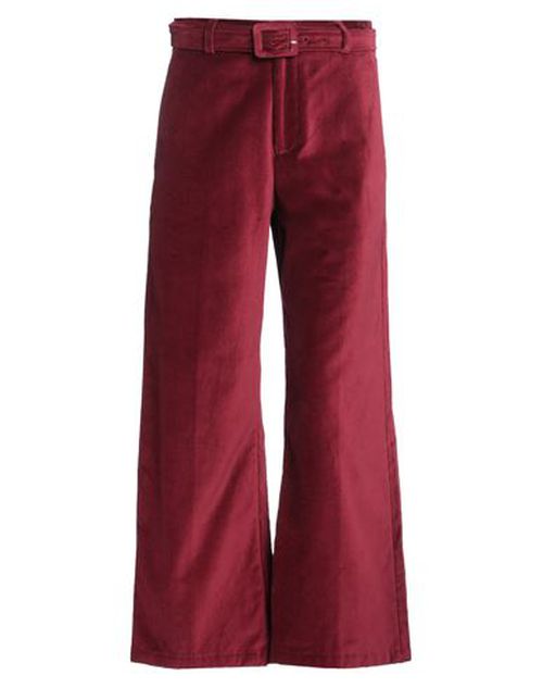 Woman Pants Burgundy Size 2 Cotton