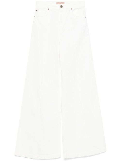 Wide-leg jeans - White
