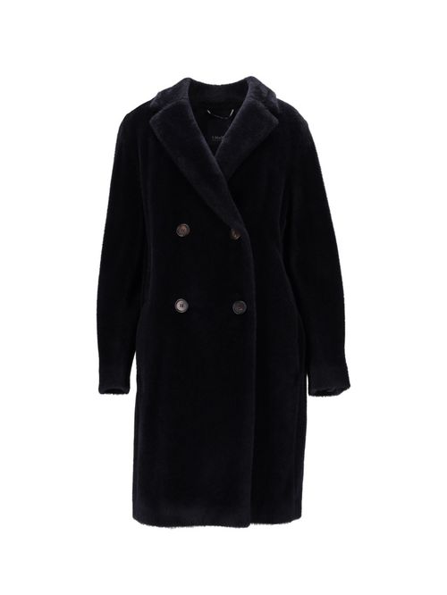 Dark Blue Wool Coat