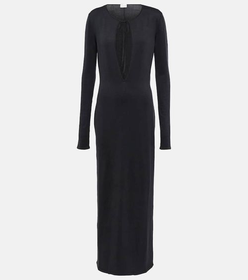 Magda Butrym Cutout silk maxi dress