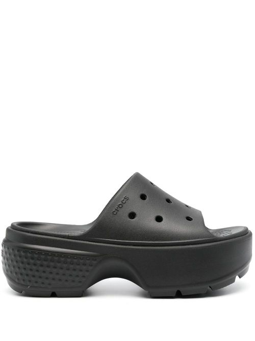 Crocs Stomp platform slides - Black 209346