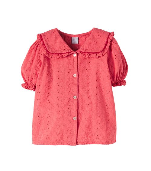 Broderie anglaise cotton blouse