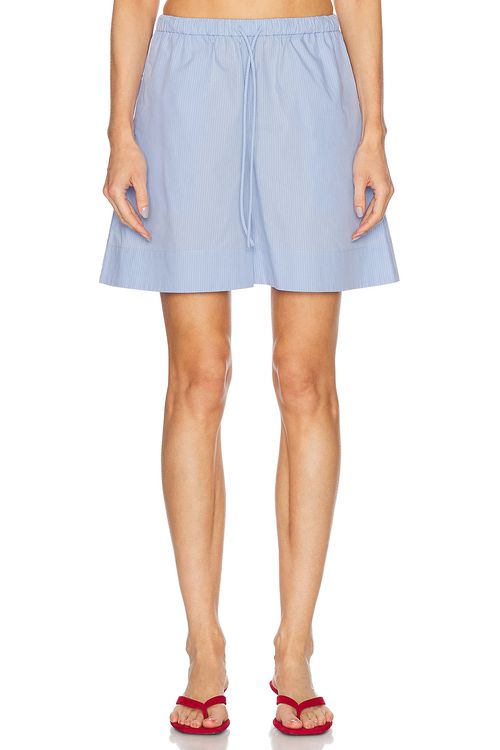 By Malene Birger Ifeion Short in Blue Iris Stripe - Blue.  40 also in