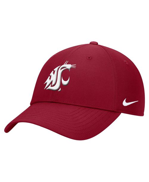 Men's Crimson Washington State Cougars 2025 On-Field Club Performance Adjustable Hat - Crimson
