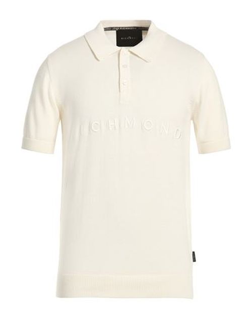 Man Polo shirt Ivory Size M Cotton