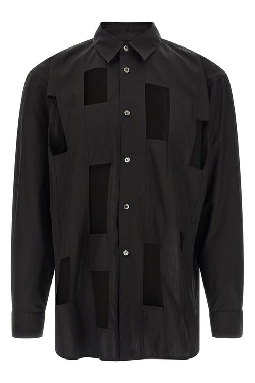 Geometric Cut-Out Shirt