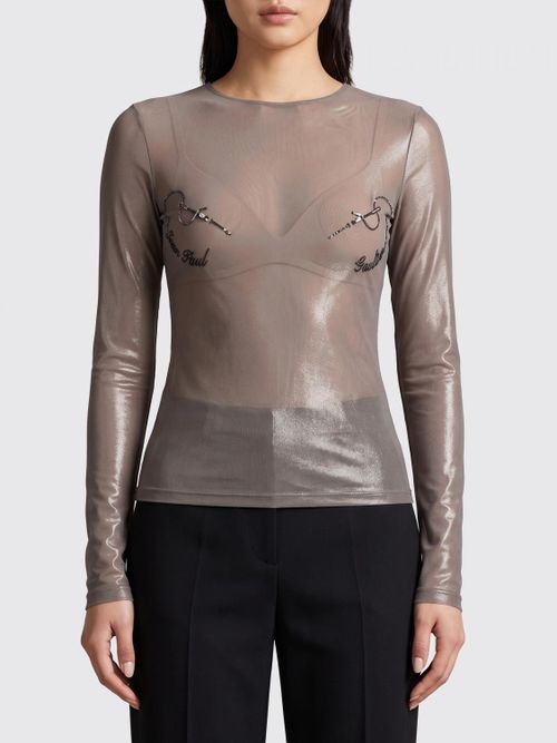 Top Woman color Grey