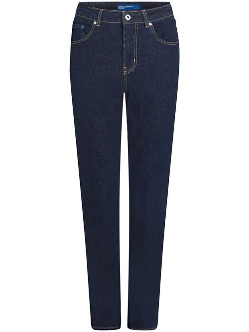 High-rise tapered jeans - Blue