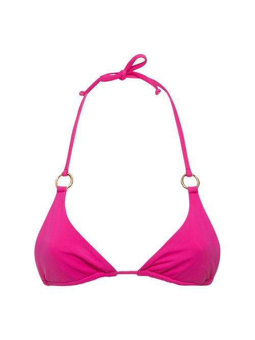 Mini ring triangle bikini top