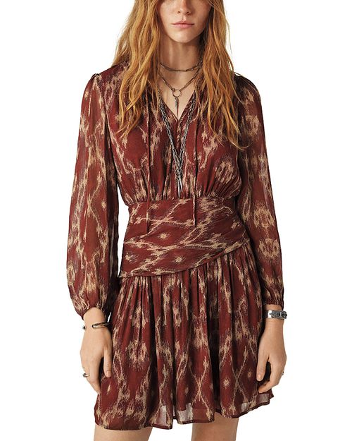 Minthe Tie Neck Dress