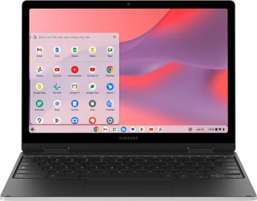 "Galaxy Chromebook 2 360 12.4"" LED 2-in-1 Touch Screen Laptop - Intel Celeron- 4GB Memory -Intel UHD Graphics- 128GB - Silver"