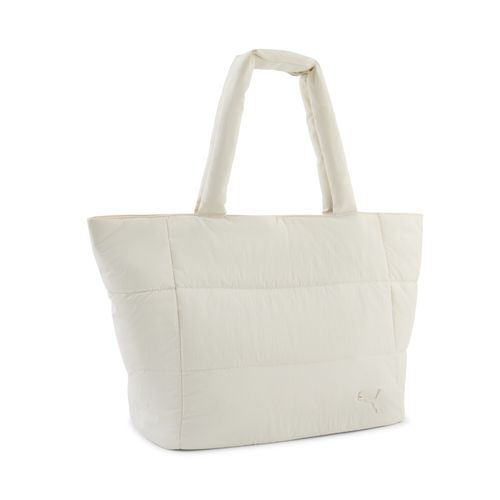 PUMA Plush Delux Tote Bag in Cream