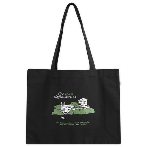 Men's x JJJJound Hotel Souvenirs Cabas Tote Bag in Black 