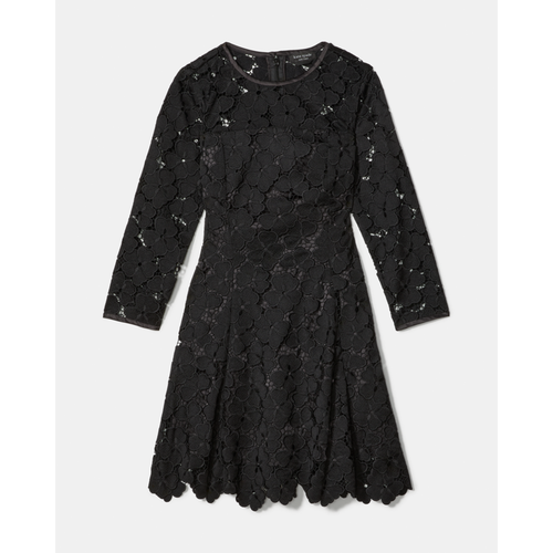 Kate Spade Womens Lace Mini Dress - Black