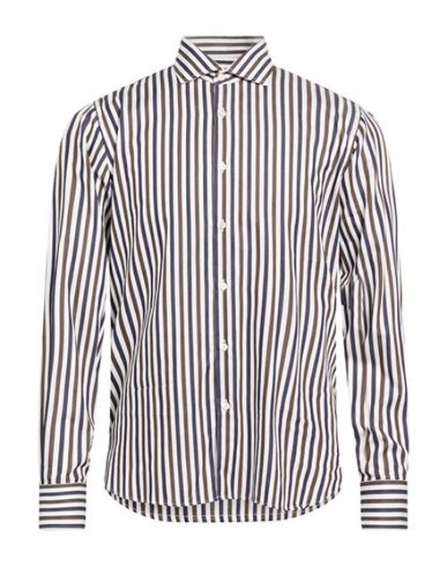 Man Shirt Midnight blue Size 15 Cotton