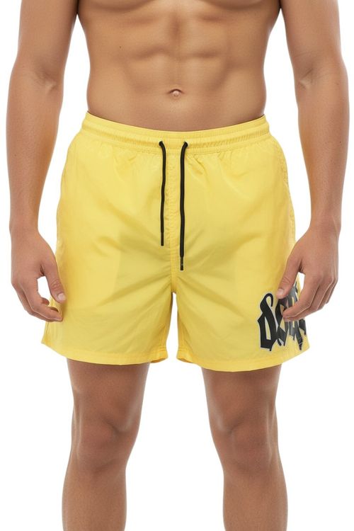 Yellow Logo Swim Shorts