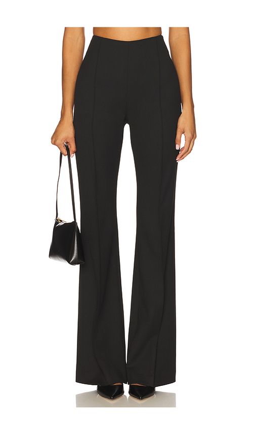 Smythe Pintuck Flare Pant in Deep Black. 6 also , 10, 2