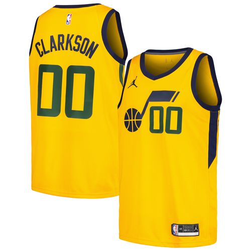 Men's Jordan Clarkson Yellow Utah Jazz Swingman Player Jersey