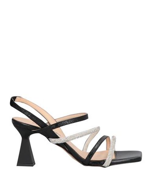 Woman Sandals Black Size 7 Textile fibers
