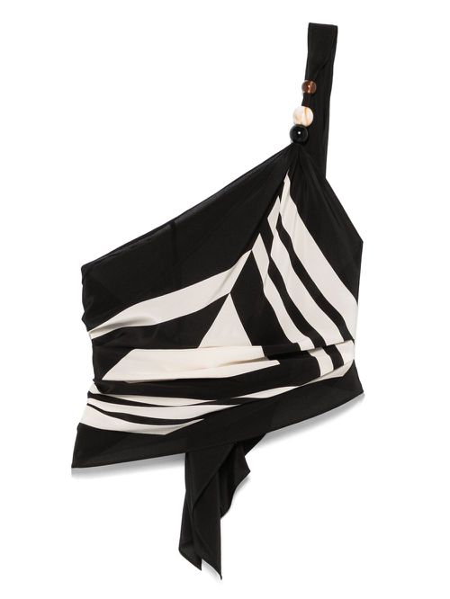 Printed top - Black
