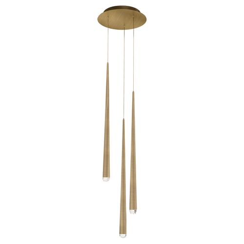 Modern Forms Cascade 5-Light Chandelier in Aged Bra