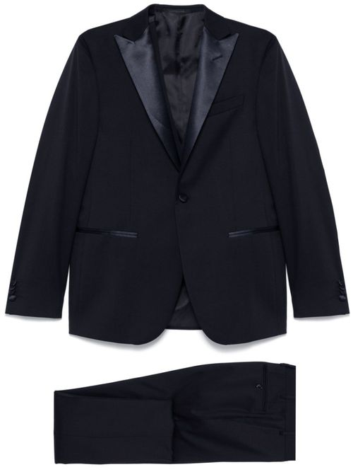 Dark Blue Classic Tailored Suit
