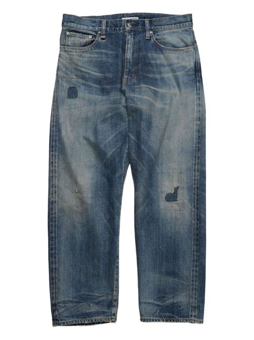 Distressed light-wash jeans - Blue