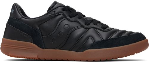 Black 586i Leather Sneakers