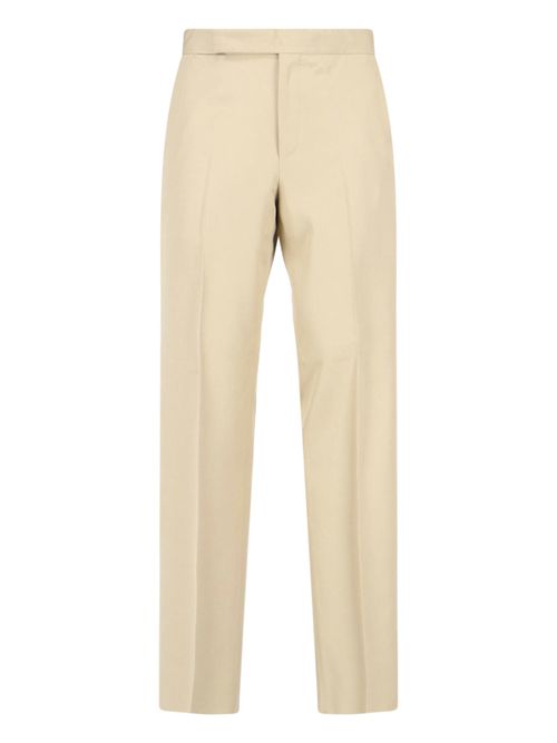 Lightweight Tailored Trousers in Viscose-Silk Blend