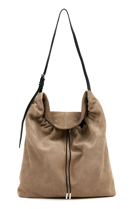 Belt Small Suede Hobo Bag