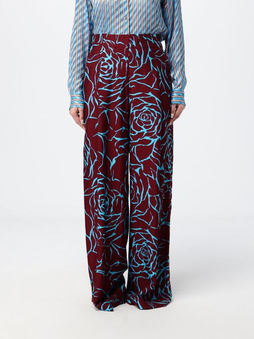 Pants Woman color Burgundy
