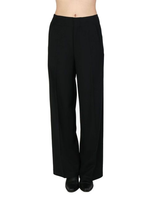 Straight-leg trousers - Black