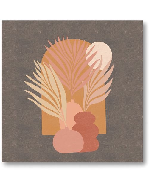 Sunset & Palms Canvas Wall Art