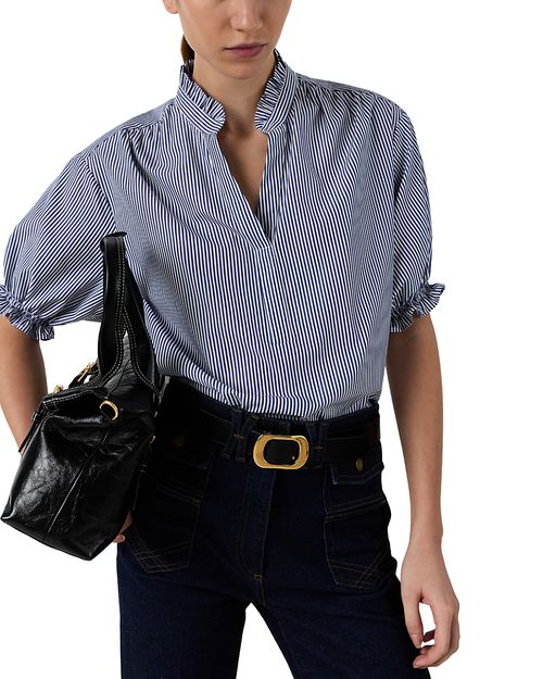 Clee Ruffle Collar Blouse