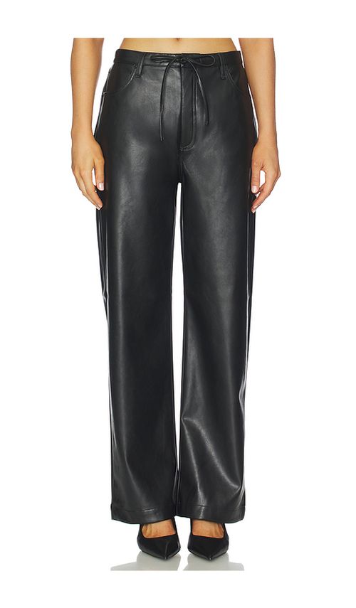 Rag & Bone Phoebe Faux Leather Pant in Black. XL also in L, M