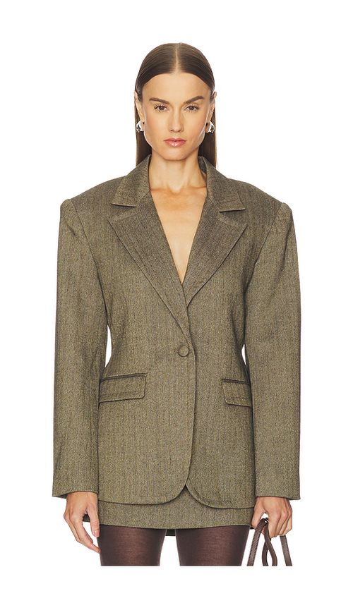 Ronny kobo birch blazer en color marrón XS también en L