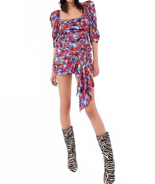 Chiara Midi Dress In Purple