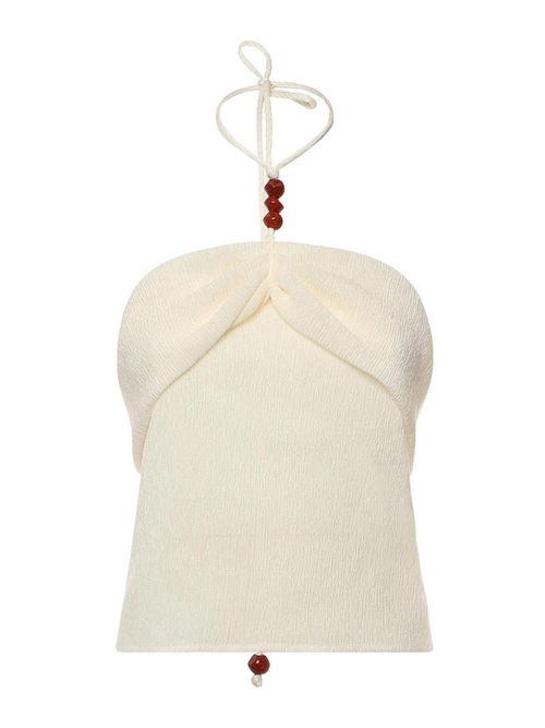 Draped Top With Beads