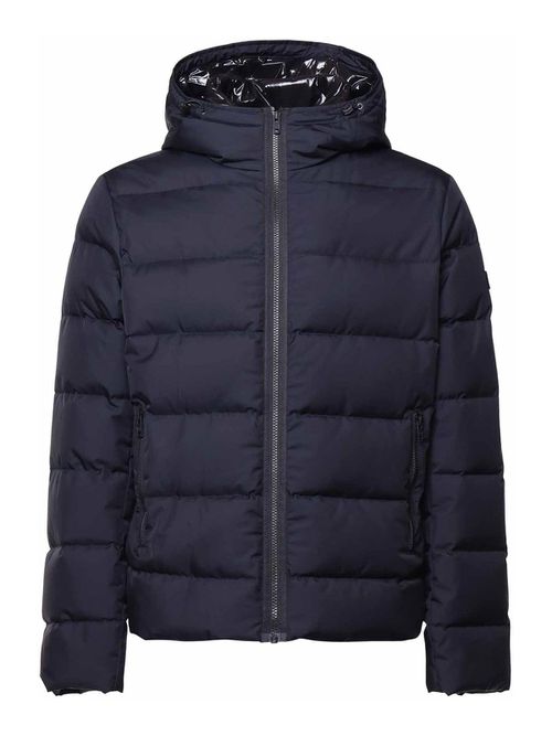 Double Front Feather Jacket In Nylon