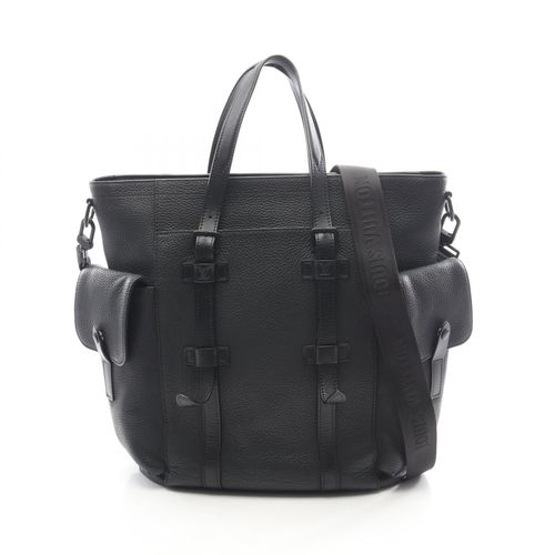 Louis Vuitton Black Leather Tote Bag Pre-Owned