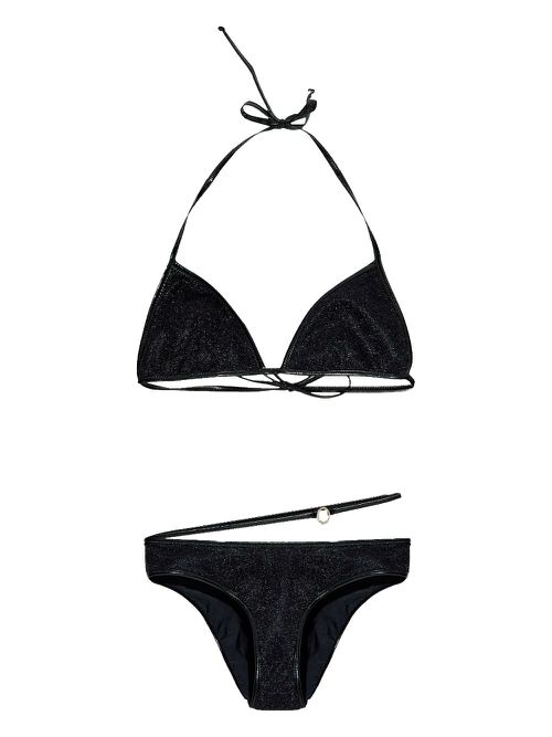 Lurex bikini - Black