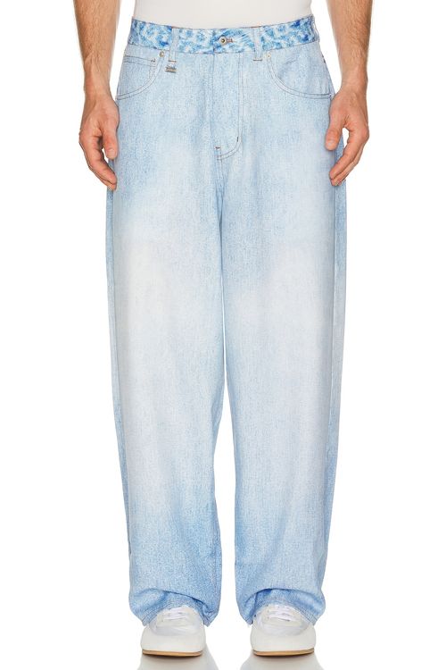 Metalwood Studio Trophy Pant in Denim - Blue. 32 also