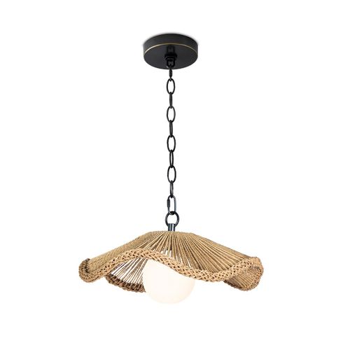 Natural LED Pendant from the Provence Cafe Collection