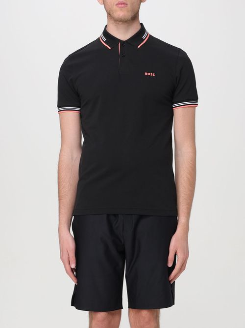 Polo Shirt Men color Black
