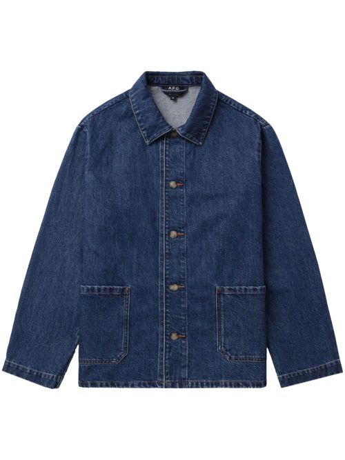 Buttoned denim jacket - Blue